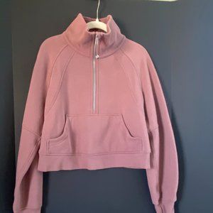 Lululemon Scuba   Oversized Funnel-Neck Half Zip	Twilight Rose	XS/S